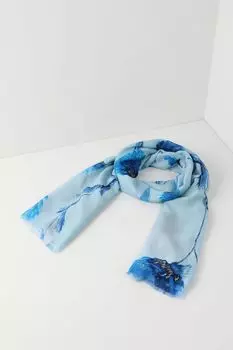 Палантин из смесового хлопка с принтом Mellizos