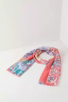 Палантин из смесового хлопка с принтом Mellizos