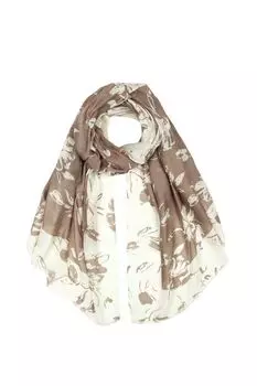 Палантин из смесового хлопка с принтом Mellizos