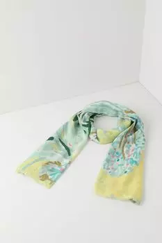 Палантин из смесового хлопка с принтом Mellizos