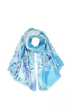 Палантин из смесового хлопка с принтом Mellizos