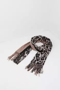 Палантин из смесовой шерсти с принтом Auranna