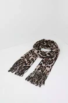 Палантин из смесовой шерсти с принтом Auranna