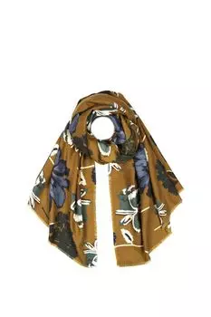 Палантин из смесовой шерсти с принтом Mellizos