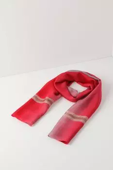 Палантин с добавлением шелка с полосками Mellizos