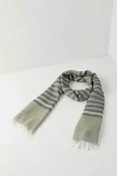 Палантин льняной в полоску Mellizos