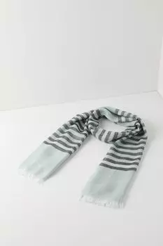 Палантин льняной в полоску Mellizos