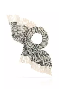 Палантин шерстяной с принтом MICHEL KATANA