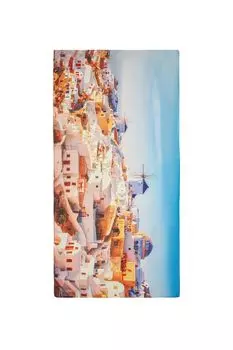 Палантин с добавлением шелка с принтом Labbra