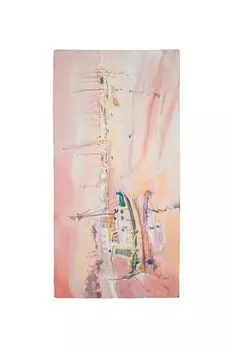 Палантин с добавлением шелка с принтом Labbra