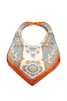 Палантин с добавлением шелка с принтом Mellizos