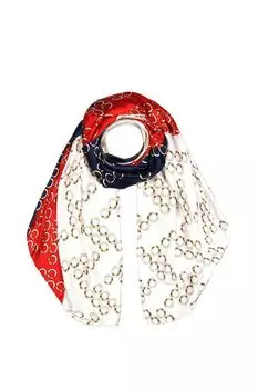 Палантин с добавлением шелка с принтом Mellizos