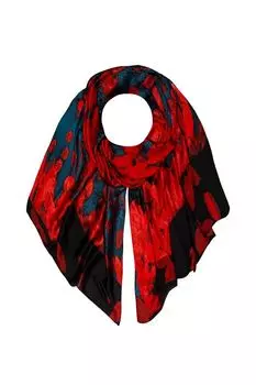 Палантин с добавлением шелка с принтом Mellizos