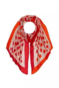 Палантин с добавлением шелка с принтом Mellizos