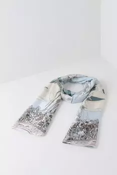 Палантин с добавлением шелка с принтом Mellizos