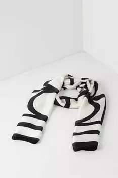 Палантин с добавлением шелка с принтом Mellizos