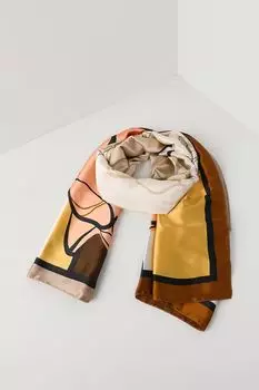 Палантин с добавлением шелка с принтом Mellizos