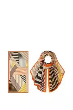 Палантин с добавлением шелка с принтом Mellizos