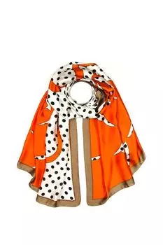 Палантин с добавлением шелка с принтом Mellizos