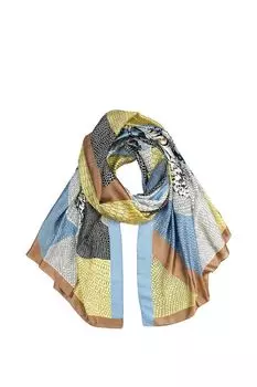 Палантин с добавлением шелка с принтом Mellizos