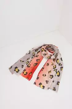 Палантин с добавлением шерсти с принтом Auranna