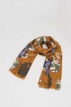 Палантин с добавлением шерсти с принтом Auranna