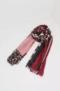 Палантин с добавлением шерсти с принтом Auranna