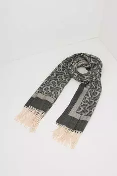 Палантин с добавлением шерсти с принтом Auranna