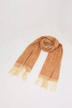 Палантин с добавлением шерсти с принтом Auranna