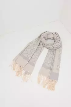 Палантин с добавлением шерсти с принтом Auranna