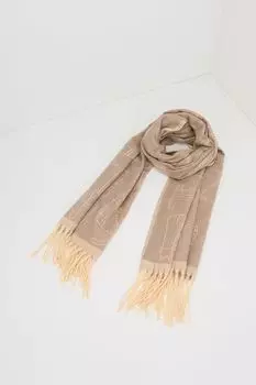 Палантин с добавлением шерсти с принтом Auranna