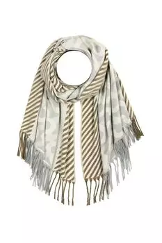 Палантин с добавлением шерсти с принтом Mellizos