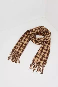 Палантин с добавлением шерсти в клетку Auranna