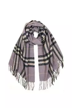 Палантин с добавлением шерсти в клетку Mellizos