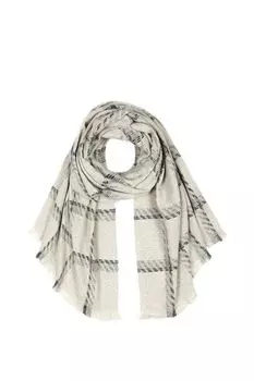 Палантин с добавлением шерсти в клетку Mellizos