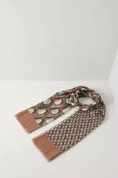 Палантин с принтом Fraas