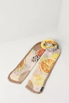 Палантин с принтом Fraas