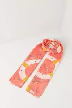 Палантин с принтом Fraas