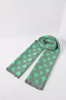 Палантин с принтом и бахромой Twist