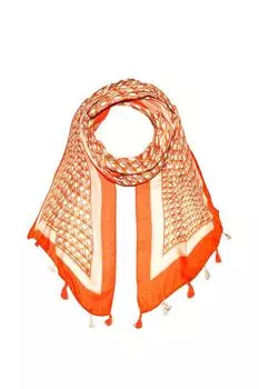 Палантин с принтом и кистями Mellizos