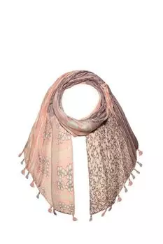 Палантин с принтом и кистями Mellizos