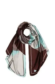 Палантин с принтом из смесового шелка Mellizos