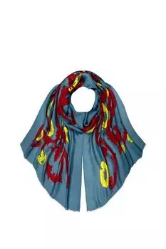 Палантин с принтом Mellizos