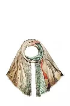 Палантин с принтом Mellizos