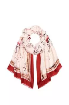 Палантин с принтом Mellizos