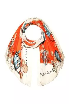 Палантин с принтом Mellizos