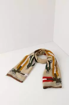 Палантин с принтом Mellizos