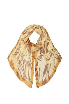 Палантин с принтом Mellizos