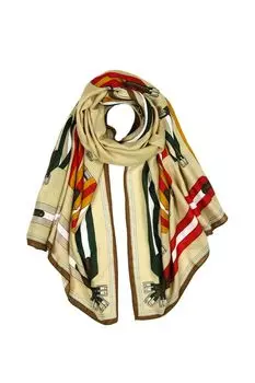 Палантин с принтом Mellizos