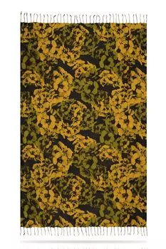 Палантин шелковый с принтом MICHEL KATANA